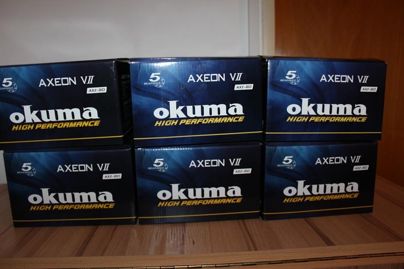 Echipament - 6 buc Okuma Axeon V2 - 80 - ca noi - inclusiv cutii